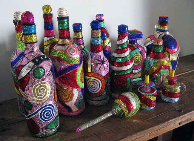 Beaded Bottles